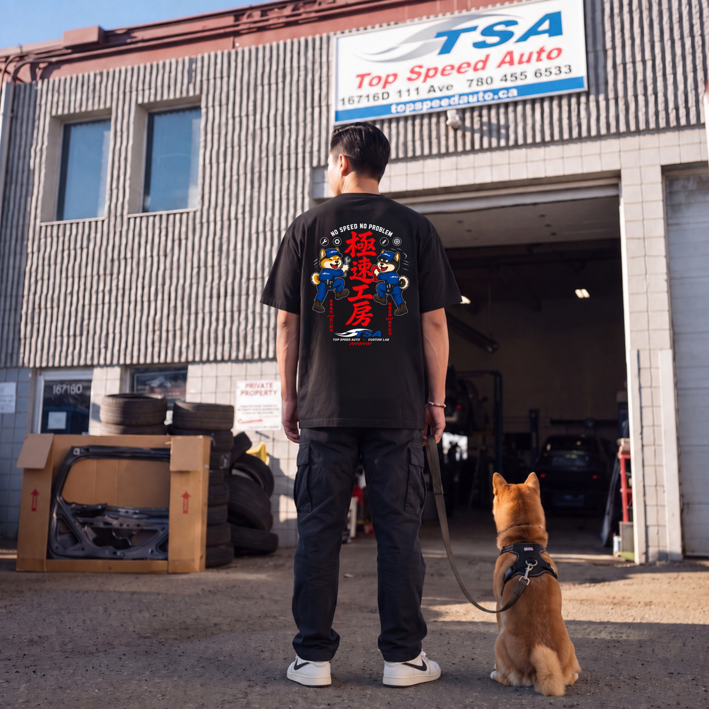 《Top Speed Auto • 極速工房》- The Silhouette Tee